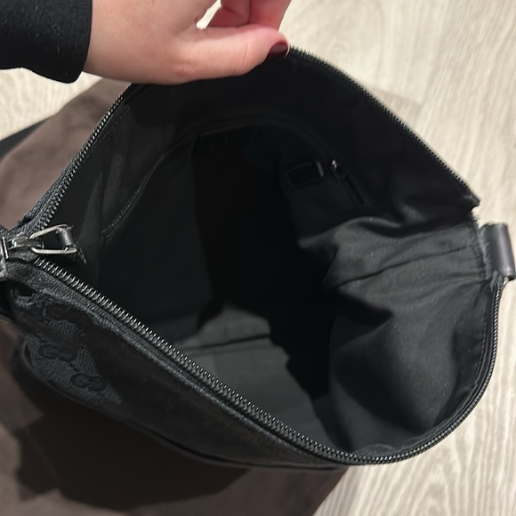 Gucci Monogram Canvas and Leather Messenger Crossbody Bag - Picture 6 of 11